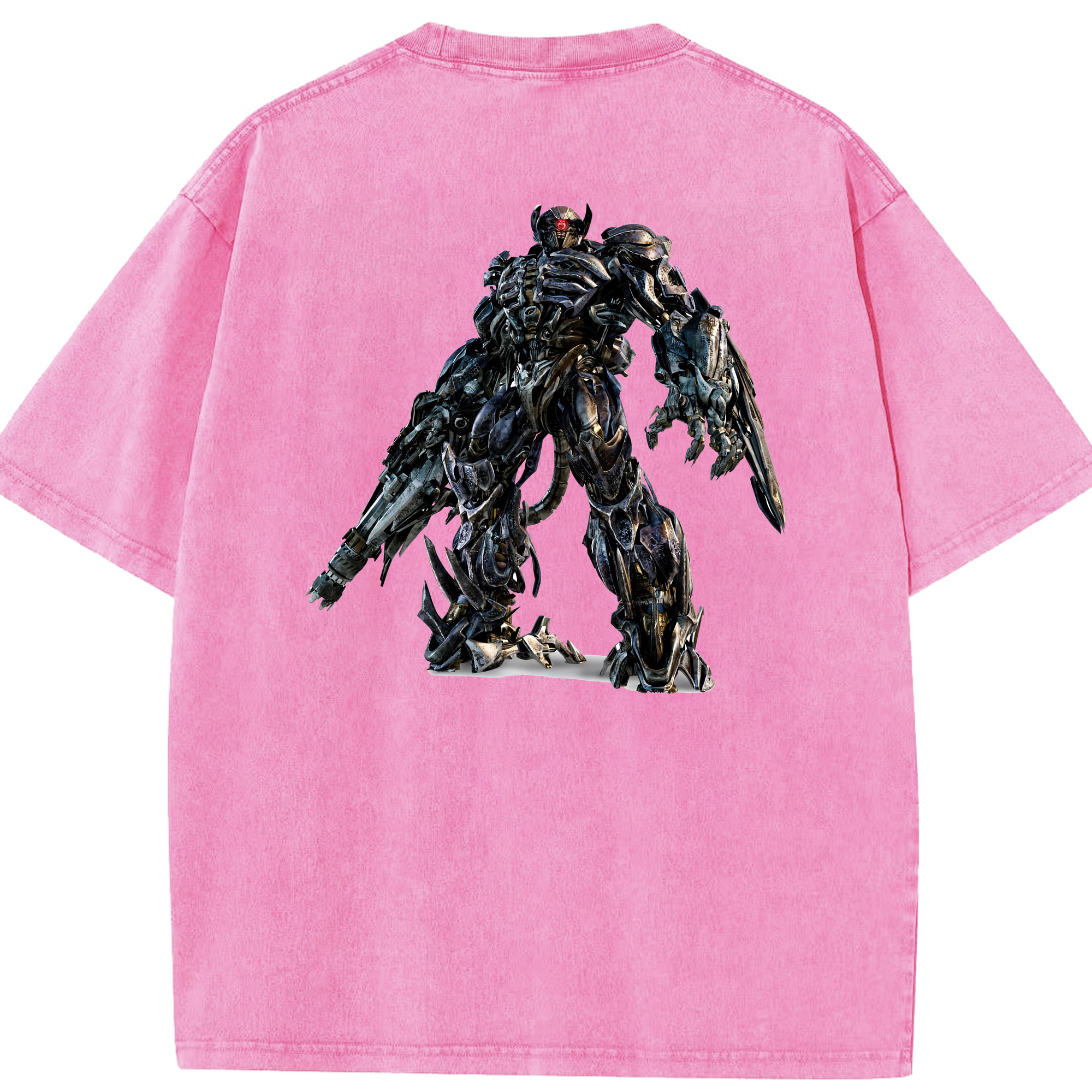 （画像用） Transformers トランスフォーマー 綿100% ヴィンテージ風 半袖Tシャツ（背面プリント）